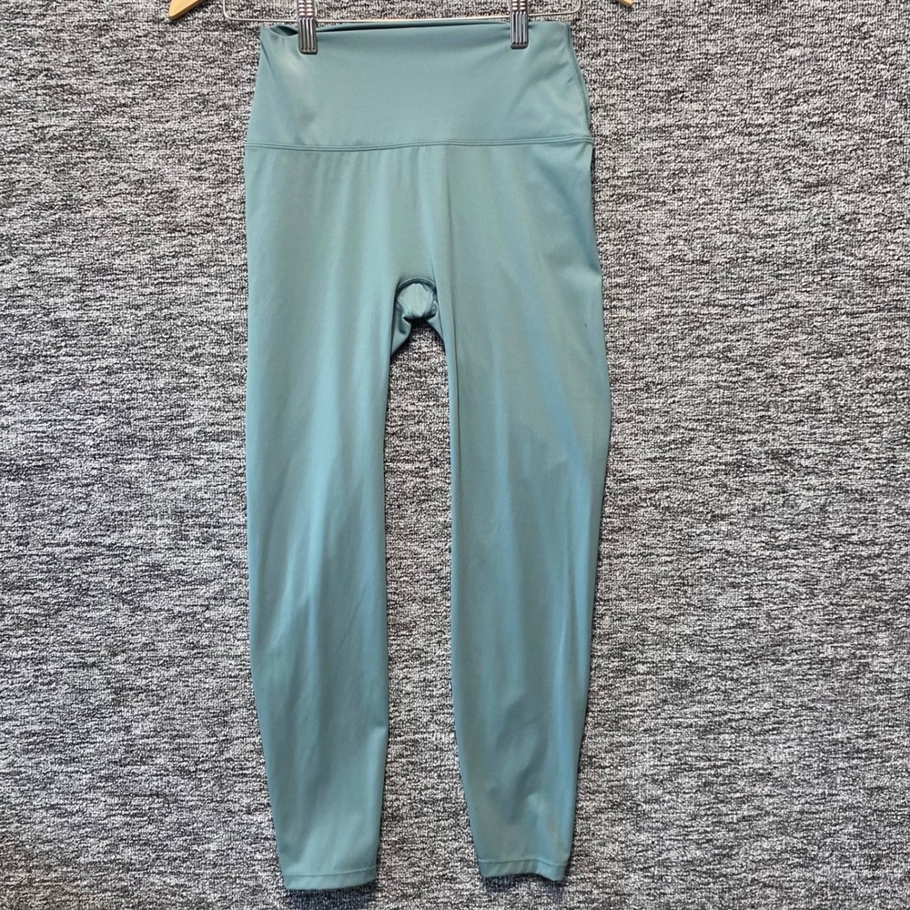 Lululemon‎ Ebb to Train Seamless Leggings Tidewater Teal Green Womens Size 8